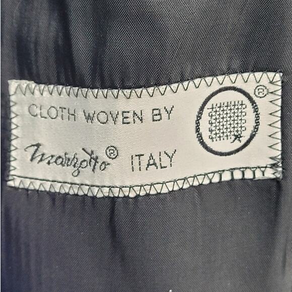 Vito Rufolo Vintage Black Satin Collar and‎ Button Tuxedo Blazer Jacket s44 - Picture 13 of 15